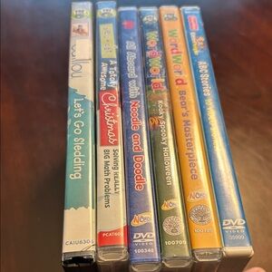 Kids DVD lot of 6 various titles / Preowned